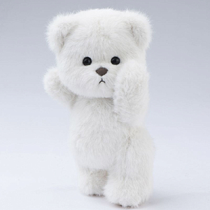 Медведь Lina TeddyTales длинношерстный, M, крем-брюле, 20 см